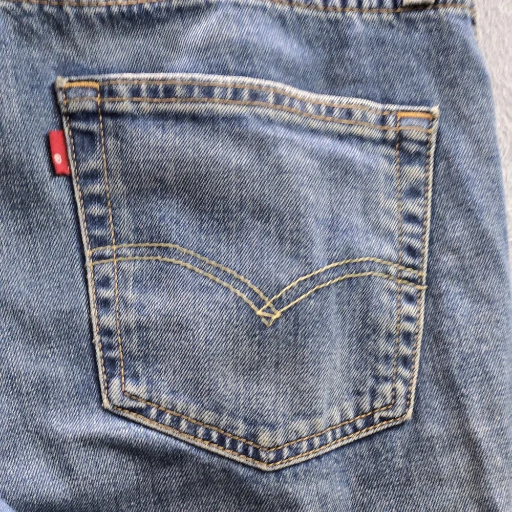 Levi's 511 Men Jeans 34X32 Blue Denim Slim Fit